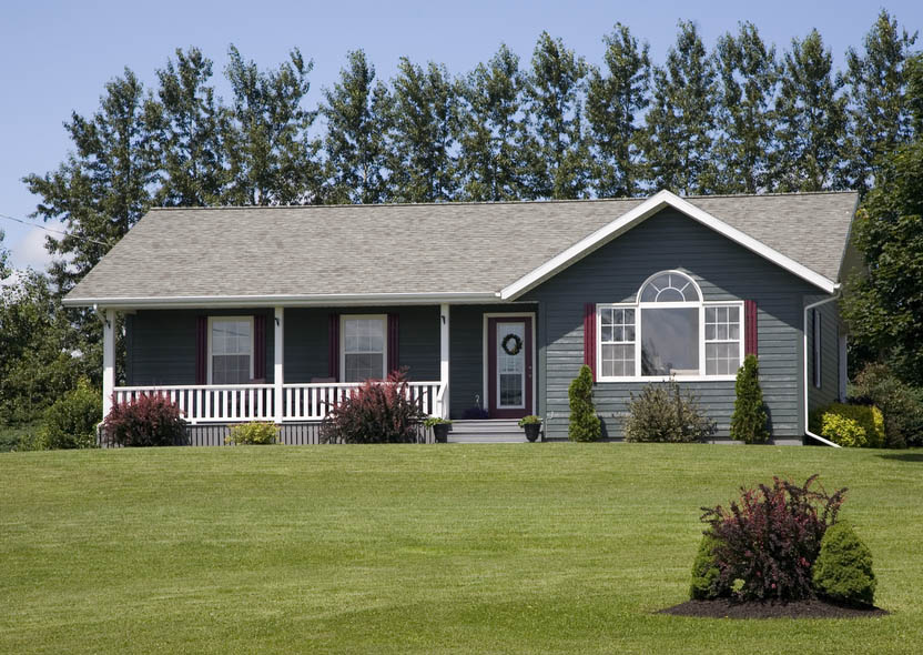 rental house in suburban neighborhood